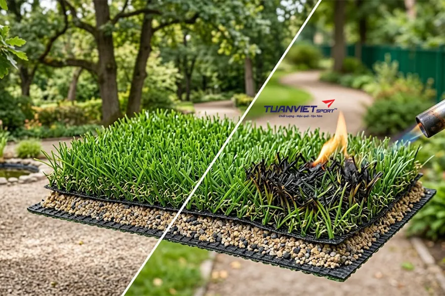 Ti&ecirc;u Chuẩn Chống Ch&aacute;y Lan Cho Cỏ Nh&acirc;n Tạo C&ocirc;ng Vi&ecirc;n