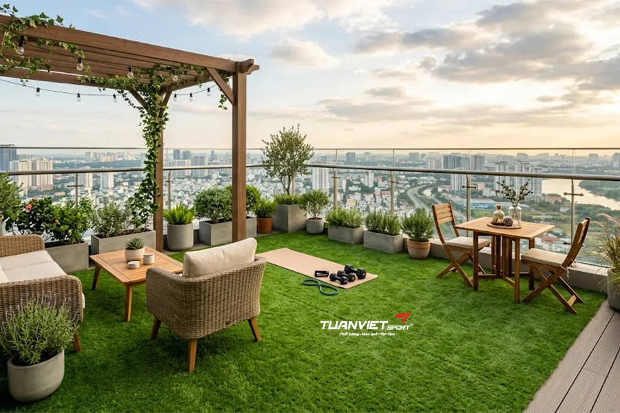 Thay đổi hoàn toàn cảnh quan ngôi nhà với 8 mẹo cỏ nhân tạo độc đáo