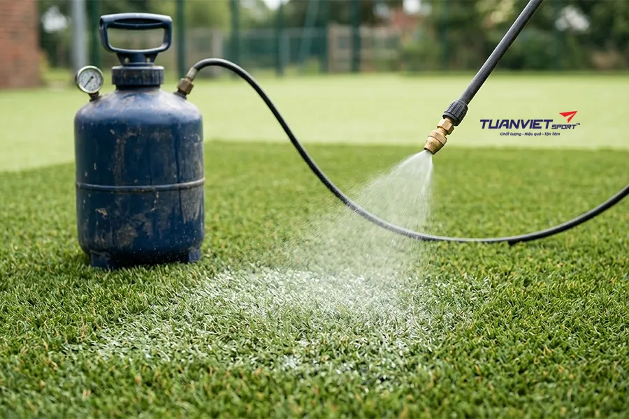 C&aacute;ch xử l&yacute; thảm cỏ nh&acirc;n tạo c&oacute; m&ugrave;i v&agrave; nguy&ecirc;n nh&acirc;n g&acirc;y m&ugrave;i thường gặp