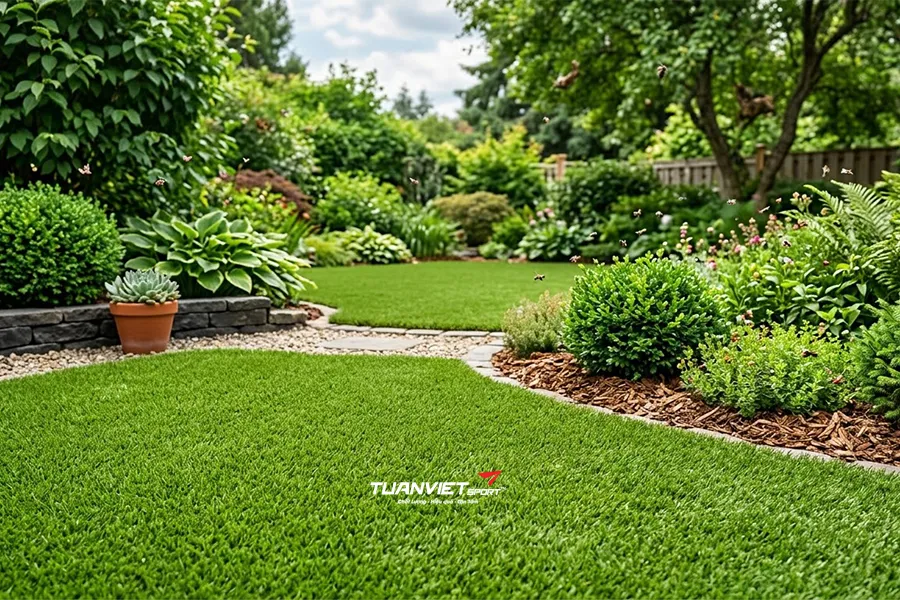Lắp đặt cỏ nhân tạo giúp giảm muỗi và sâu bọ như thế nào?