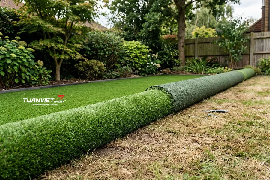 Trải cỏ nh&acirc;n tạo l&ecirc;n cỏ tự nhi&ecirc;n N&ecirc;n hay kh&ocirc;ng n&ecirc;n v&agrave; những rủi ro cần biết