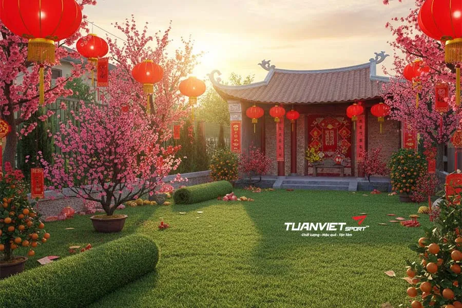 Cỏ nh&acirc;n tạo trang tr&iacute; Tết: N&ecirc;n chọn loại n&agrave;o đẹp, gi&aacute; bao nhi&ecirc;u l&agrave; hợp l&yacute;?