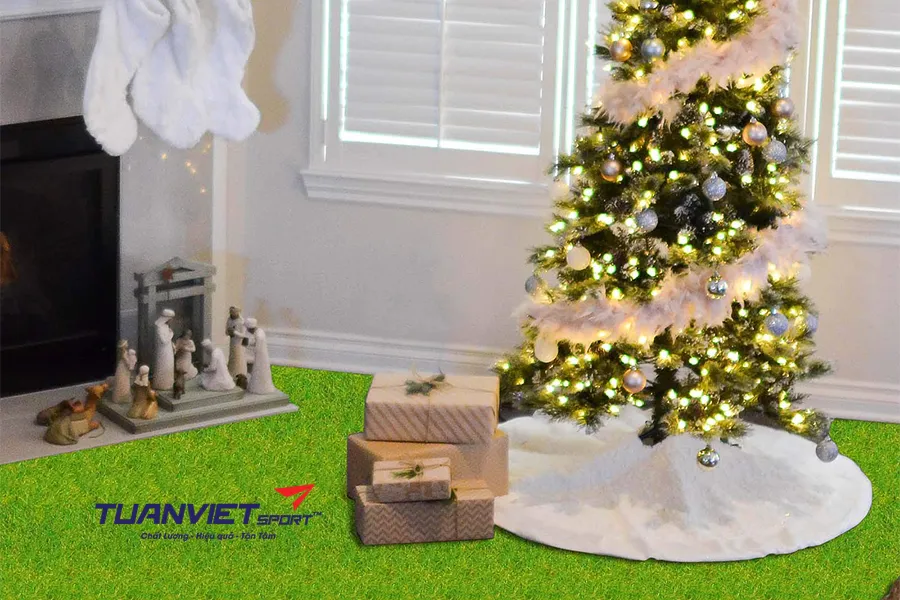 Những lỗi thường gặp khi thi c&ocirc;ng cỏ nh&acirc;n tạo trang tr&iacute; Noel v&agrave; c&aacute;ch khắc phục hiệu quả