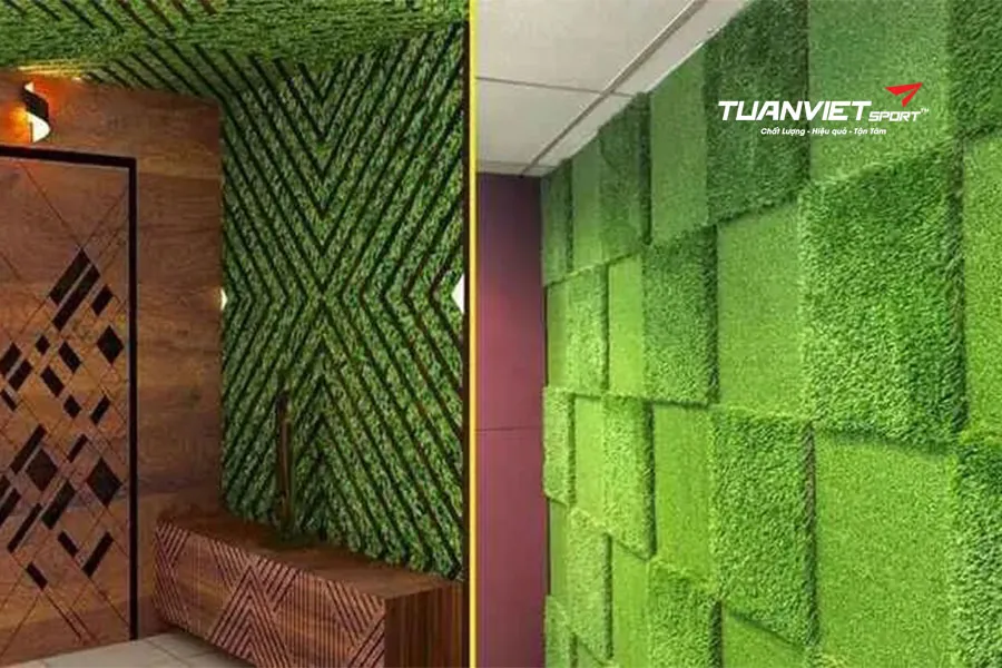 Phong c&aacute;ch trang tr&iacute; Gi&aacute;ng sinh th&acirc;n thiện m&ocirc;i trường với cỏ nh&acirc;n tạo