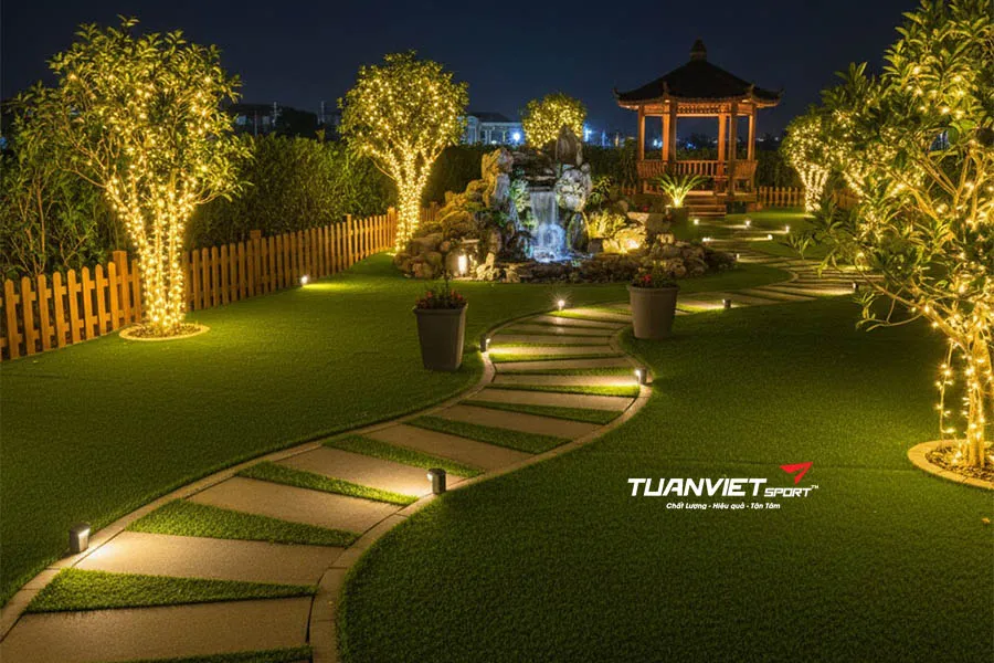 Top 15 &Yacute; Tưởng Trang Tr&iacute; S&acirc;n Vườn Đ&oacute;n Tết Bằng Cỏ Nh&acirc;n Tạo