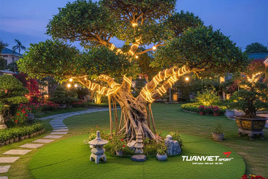 Top 15 &Yacute; Tưởng Trang Tr&iacute; S&acirc;n Vườn Đ&oacute;n Tết Bằng Cỏ Nh&acirc;n Tạo