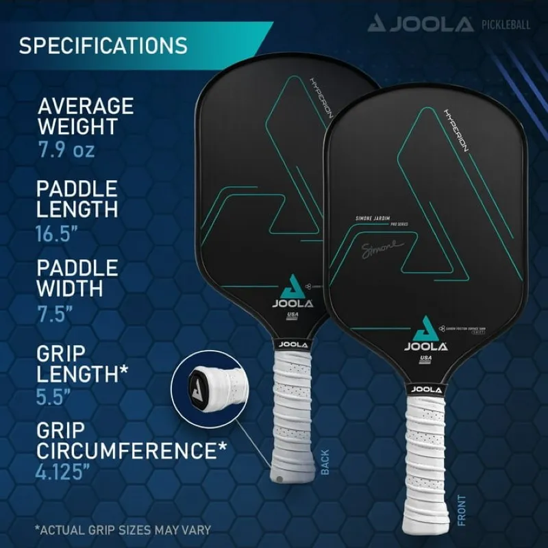 Vợt Pickleball JOOLA Simone Jardim Hyperion CFS 16 Swift