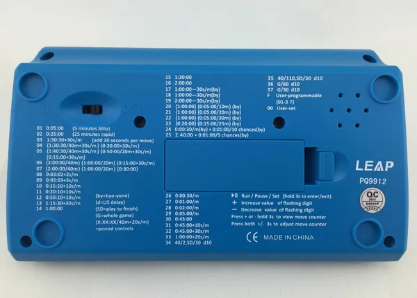 Đồng hồ cờ vua LEAP PQ9912
