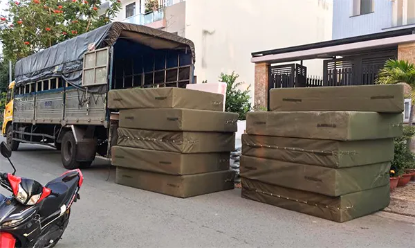 Ảnh thực tế nệm nhảy cao