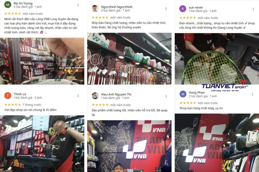 Shop cầu lông VNB Sports An Giang - shop cầu lông An Giang