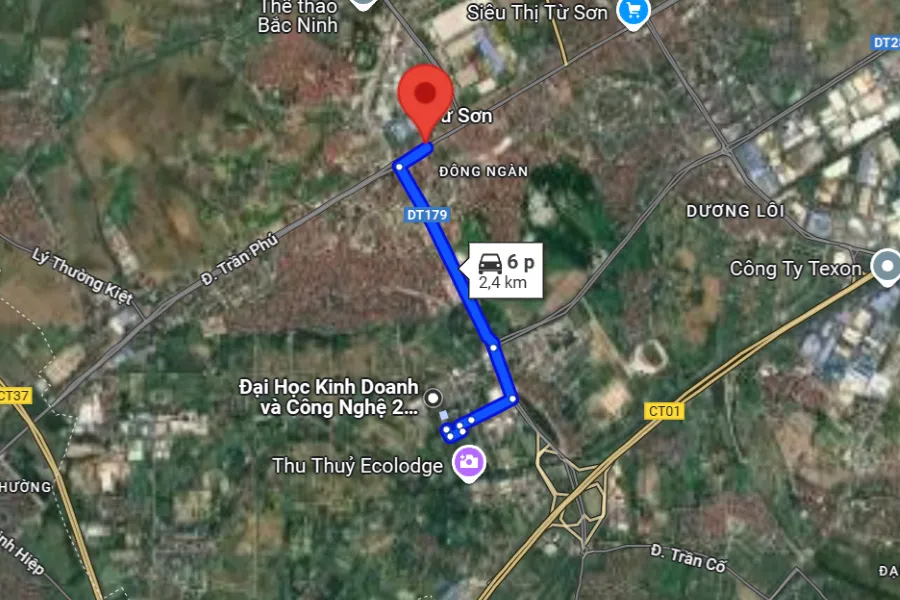 Ảnh vệ tinh shop cầu lông Tỉnh Bắc Ninh - T.S Sport