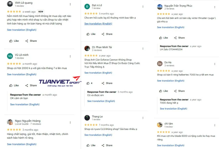 Shop cầu lông Quang Huy Sport - Shop cầu lông Đồng Tháp