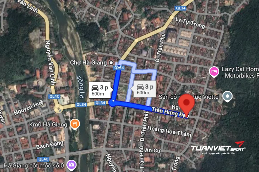 Ảnh vệ tinhshop cầu lông Tỉnh Hà Giang - Hải Phong Sports