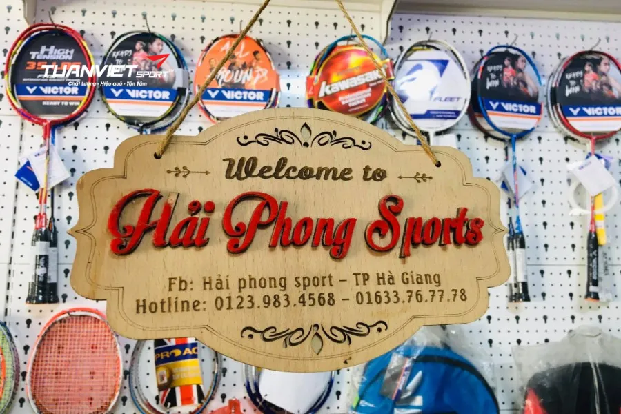 shop cầu lông Tỉnh Hà Giang - Hải Phong Sports