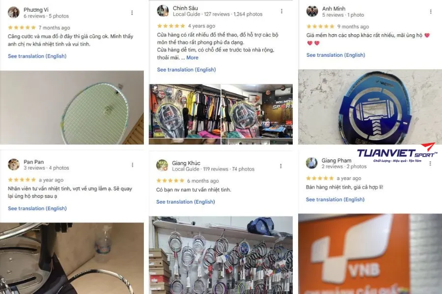 Shop cầu lông VNB Sports - Quận Cầu Giấy - shop cầu lông quận Cầu Giấy