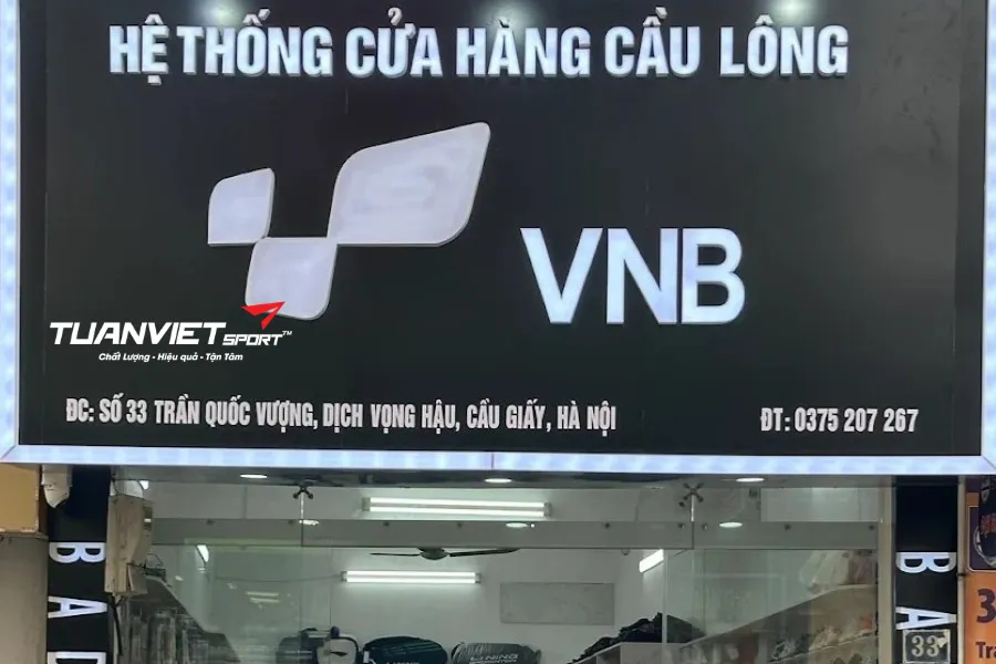 Shop cầu lông VNB Sports - Quận Cầu Giấy - shop cầu lông quận Cầu Giấy