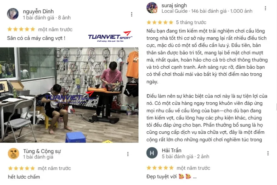 Shop cầu lông Tiến Dinh Sport - shop cầu lông Quận Hai Bà Trưng