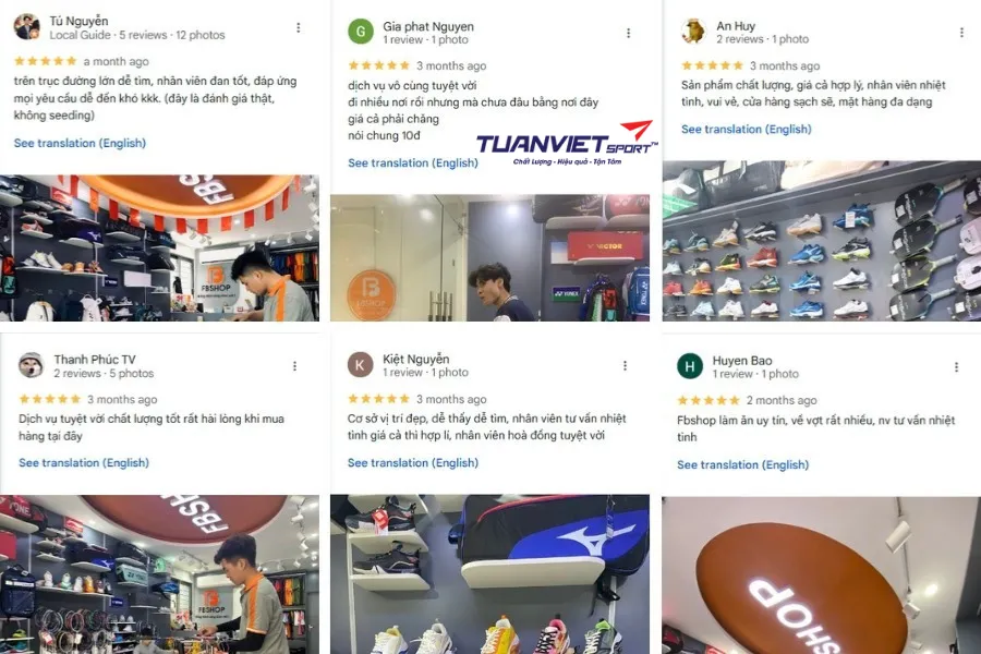 Shop cầu lông Fbshop Tây Hồ - shop cầu lông quận Tây Hồ