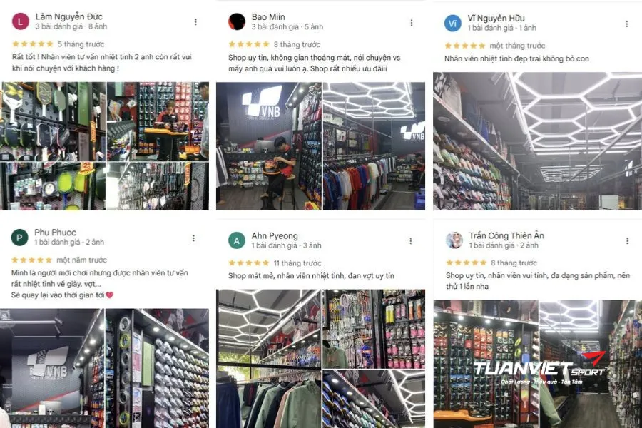 Shop cầu lông VNB Sports - TP Huế - shop cầu lông thành phố Huế