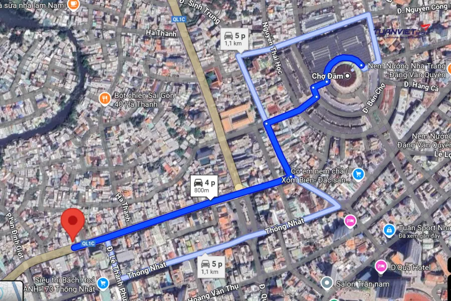 Ảnh vệ tinh Shop cầu lông VNB Sports Nha Trang