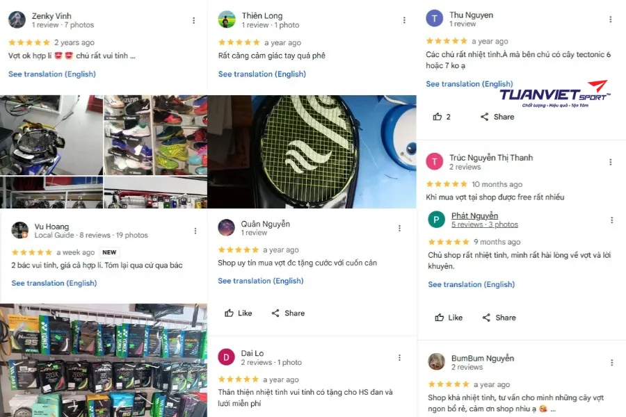 Shop cầu lông Lanh Thu Badminton Tuy Hòa - shop cầu lông Phú Yên