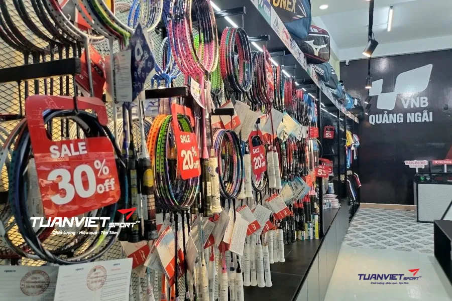 Shop cầu lông VNB Sports Quảng Ngãi - shop cầu lông tỉnh Quảng Ngãi 