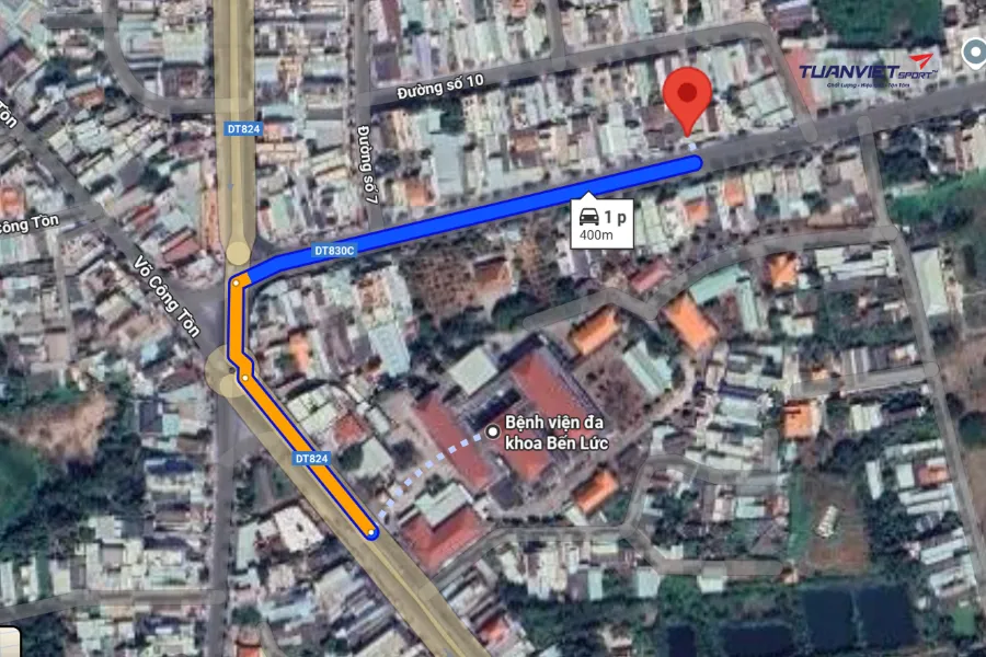 Ảnh vệ tinh Shop cầu lông Phú Quí Sport