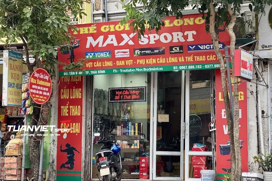 shop cầu lông Tỉnh Thái Bình - Max Badminton