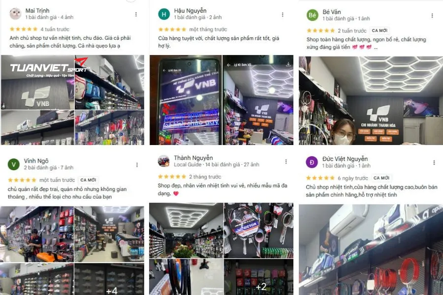 Shop cầu lông VNB Sports - Thanh Hóa - Shop cầu lông tỉnh Thanh Hóa