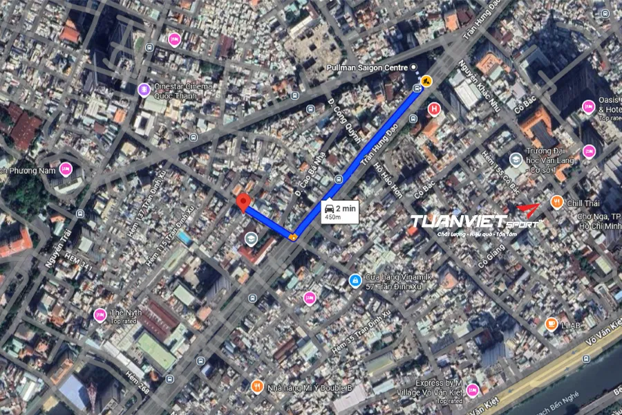 Ảnh vệ tinh Shop cầu lông Lượng Sports - Danh sách shop cầu lông Quận 1 - Thành phố Hồ Chí Minh