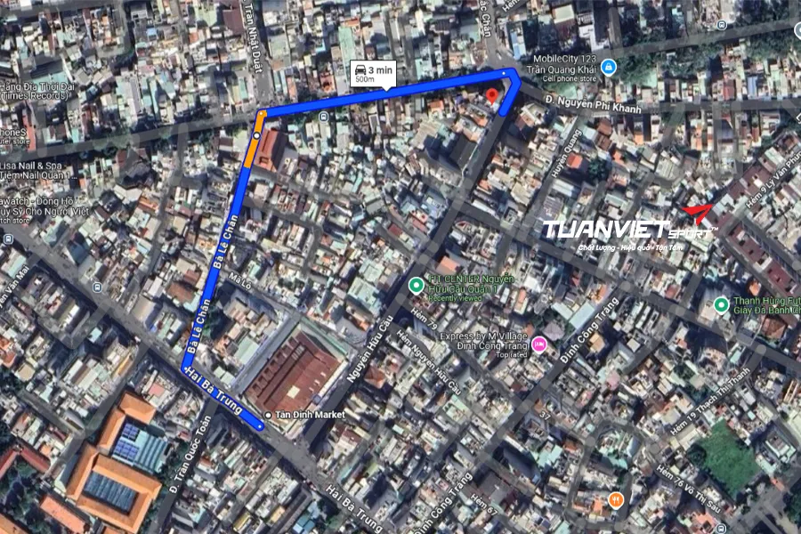 Ảnh vệ tinh Shop cầu lông VNB Sports - Danh sách shop cầu lông Quận 1 - Thành phố Hồ Chí Minh