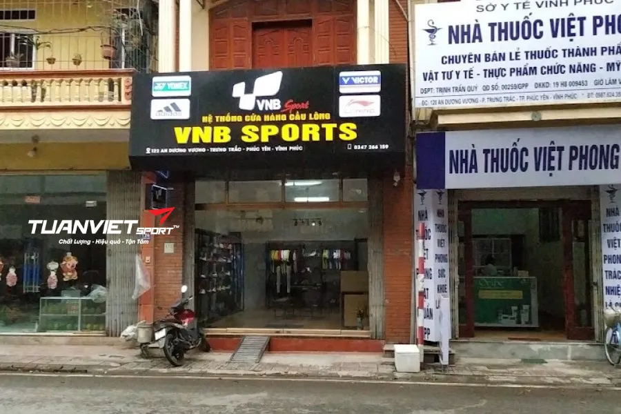 shop cầu lông Tỉnh Vĩnh Phúc - VNB Sports
