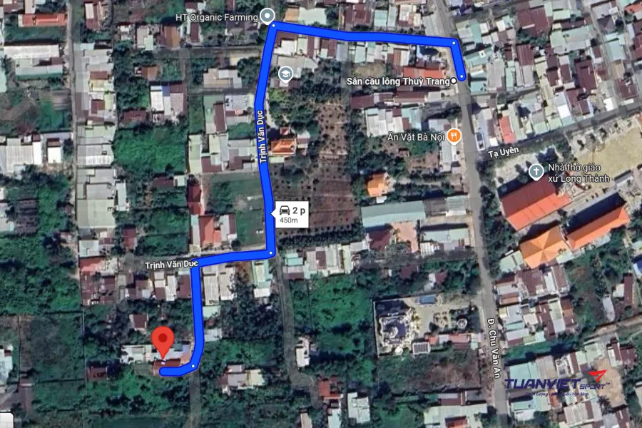 Ảnh vệ tinh Shop pickleball Tân Đăng Sport