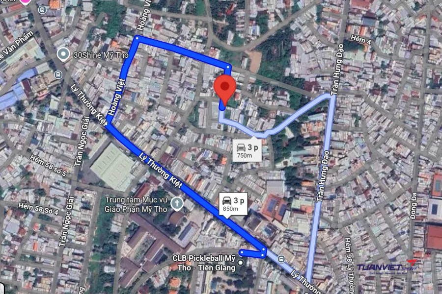 Ảnh vệ tinh Shop pickleball DKN