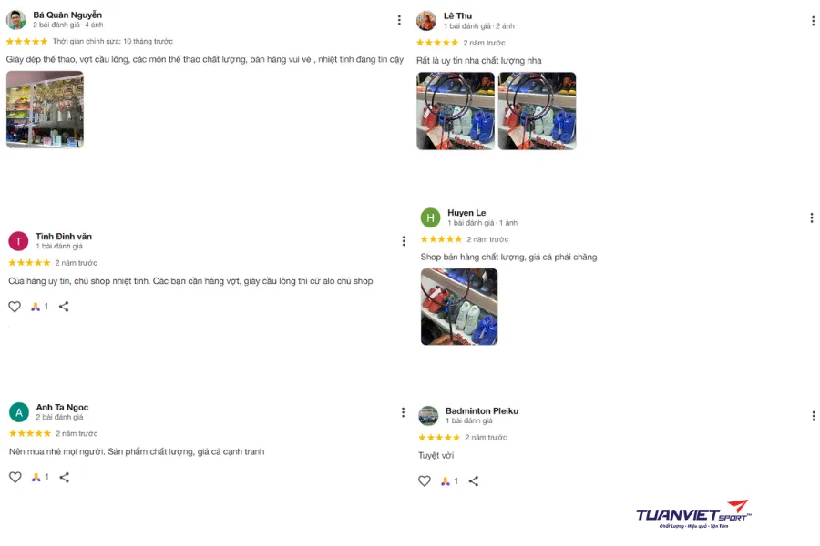 Đánh giá của người mua về Shop pickleball Phương Tuyền Sport