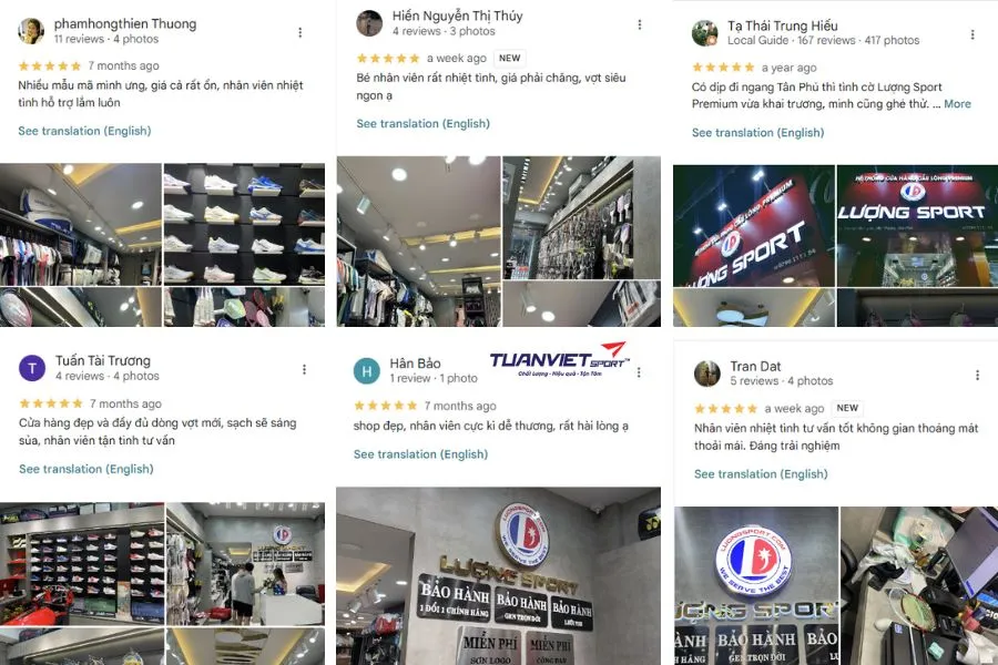 Shop pickleball Lượng Sport Tân Phú - Shop pickleball Thành phố Hồ Chí Minh