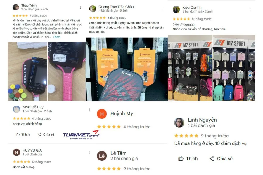 Shop pickleball M7Sport - Cửa h&agrave;ng thể thao pickleball