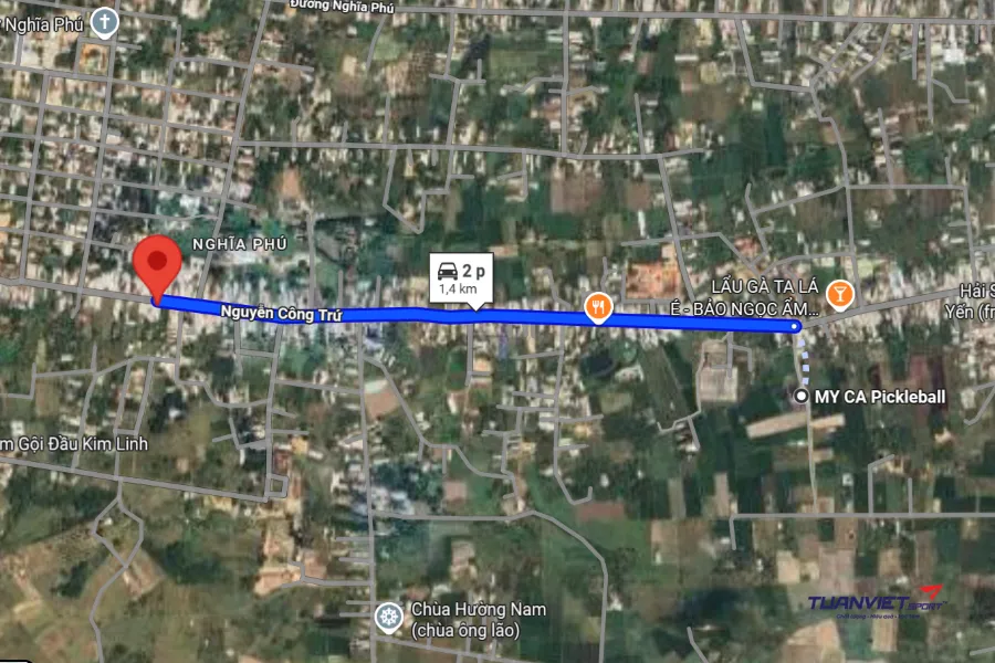Ảnh vệ tinh Shop pickleball Nhiên Minh Sport
