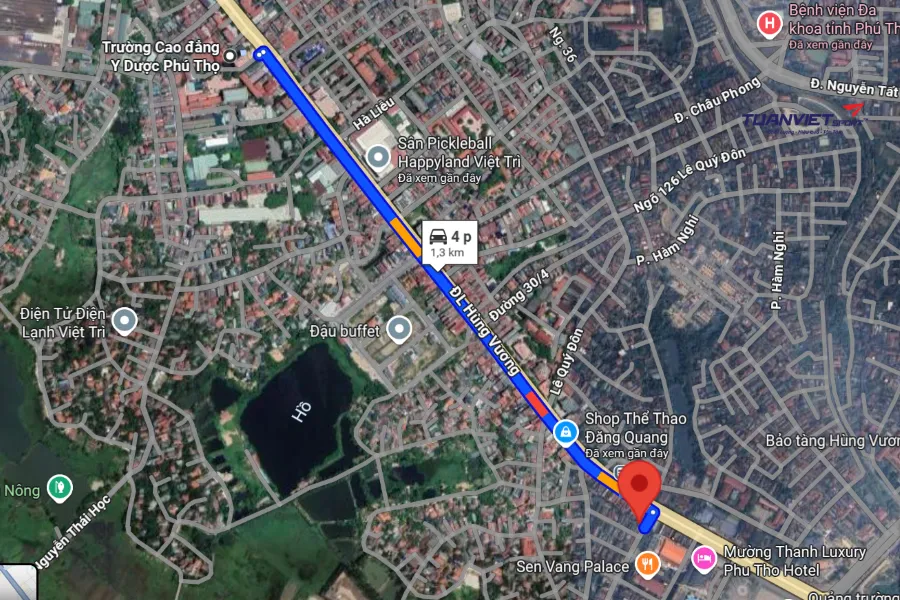 Ảnh vệ tinh Shop pickleball Đăng Quang Sport