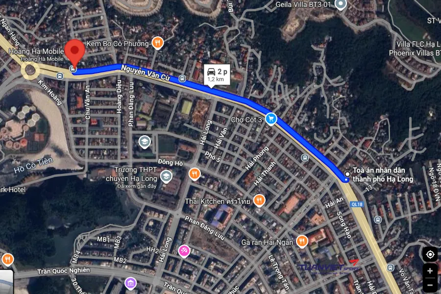 Ảnh vệ tinh Shop pickleball TMT Sports