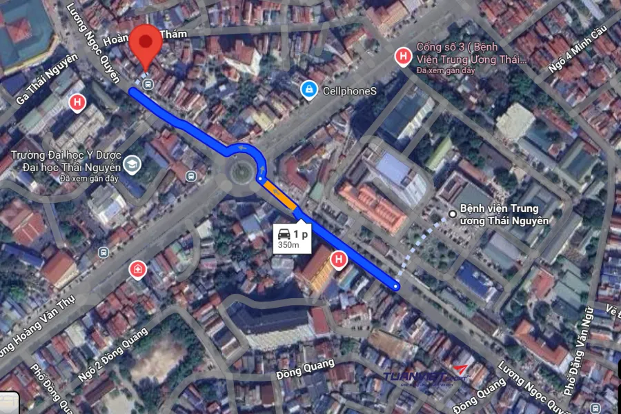 Ảnh vệ tinh shop pickleball Tuấn Dương Sport