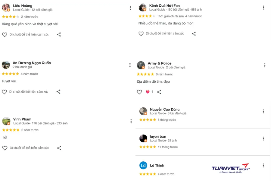 Đánh giá của người mua về Shop pickleball Dũng Giang Sport