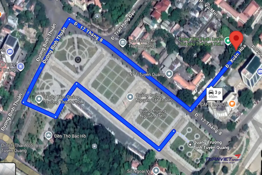 Ảnh vệ tinh shop pickleball Dũng Giang Sport1