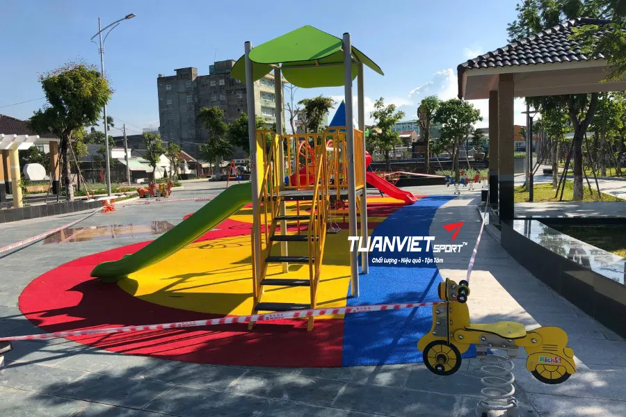 Dự &Aacute;n S&acirc;n Chơi Trẻ Em EPDM C&ocirc;ng vi&ecirc;n Thanh Ni&ecirc;n - Điện B&agrave;n