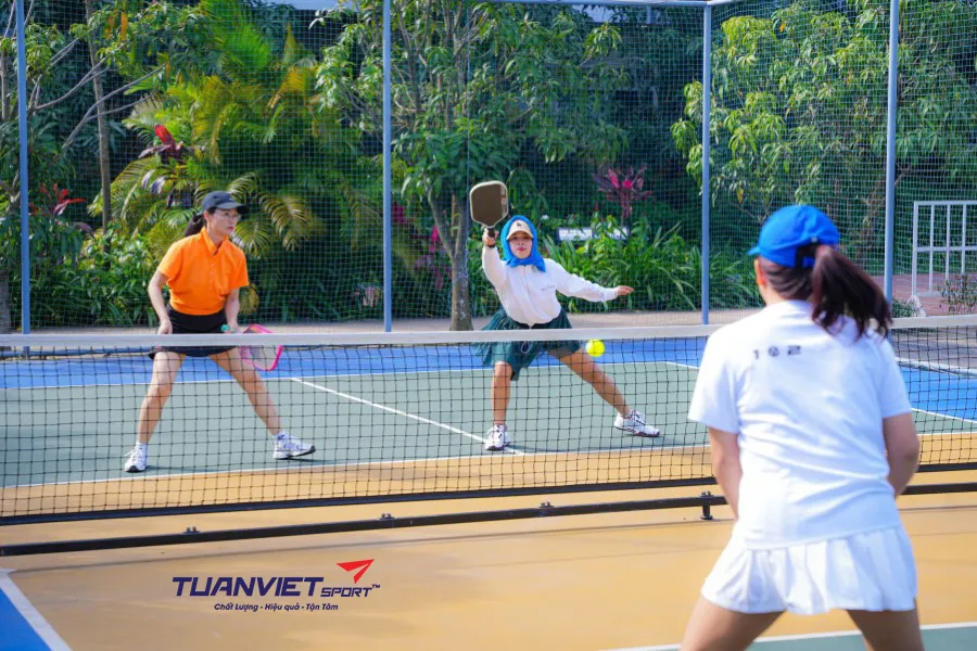 S&acirc;n Pickleball Trường Tiểu học v&agrave; Trung học cơ sở FPT Đ&agrave; Nẵng