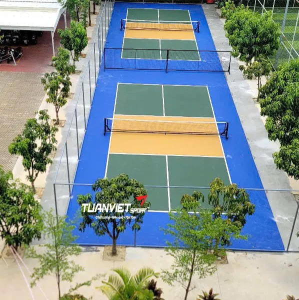 H&igrave;nh ảnh thực tế của S&acirc;n Pickleball Trường Tiểu học v&agrave; Trung học cơ sở FPT Đ&agrave; Nẵng