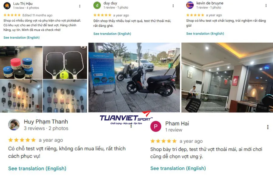 Đánh giá thực tế của khách hàng khi đã mua và sử dụng dụng cụ thể thao tại Tuấn Việt Sport