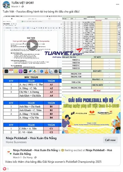 Những yếu tố độc quyền trong ngành Pickleball chỉ có ở Tuấn Việt Sport