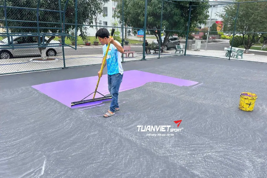 Sơn Sửa S&acirc;n Pickleball Trọn G&oacute;i Từ 120.000đ/m&sup2; - Bền Đẹp, Chống Trơn Trượt