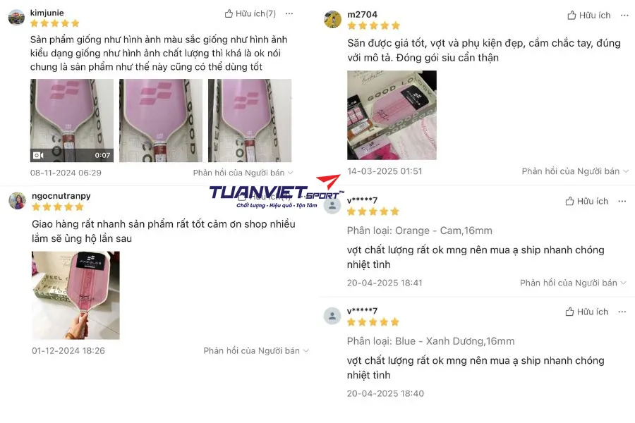 Đánh giá của khách hàng khi mua sản phẩm tại Tuấn Việt